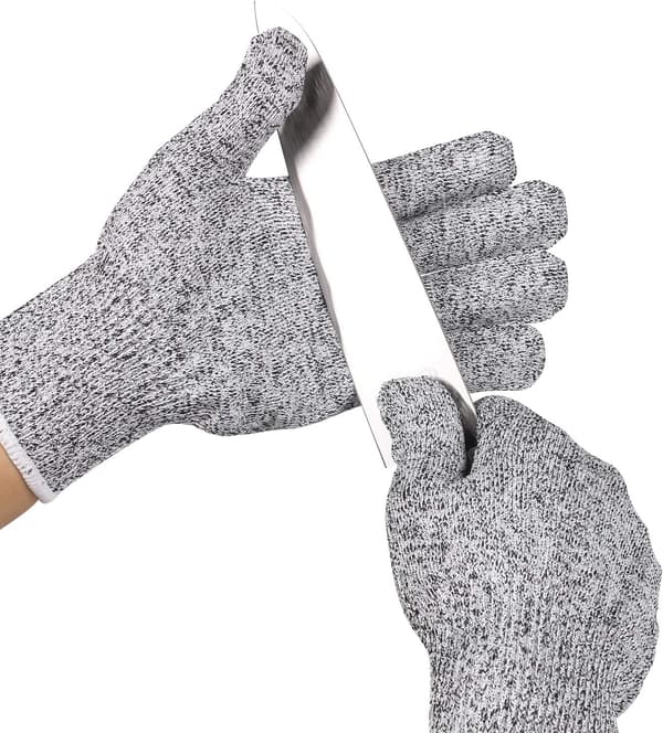 Anti-cut handsker Niveau 5 Sikkerhed Køkkenhandsker til udskæring af kød, c