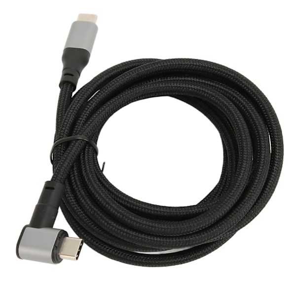 USB C Magnetisk Kabel Multifunktionell 480Mbps Dataöverföring PD 100W Laddning USB C till USB C Förlängningskabel med LED-Lampa