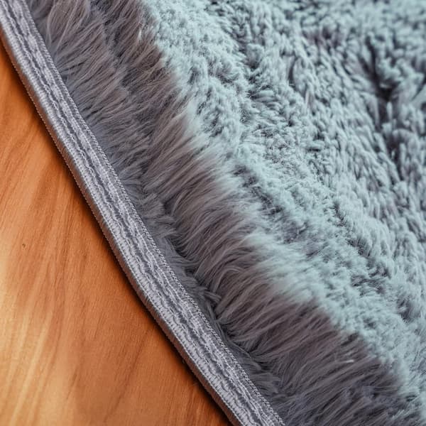 Tæpper til stuen, moderne indendørs fluffy tæpper superbløde plys V