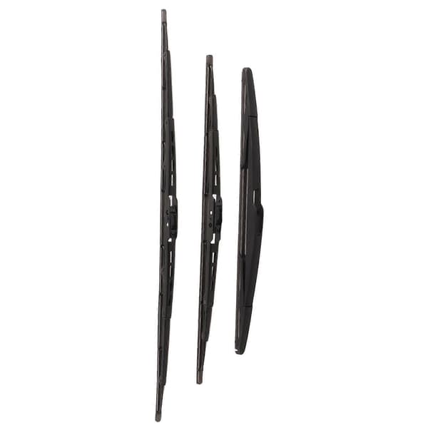 3 stk./sæt For- og bagviskerblade tilbehør passer til Citroen C3 Mk1 modeller 2002-2008