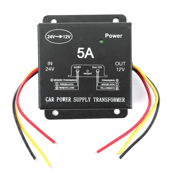Høj Effekt Konvertering Effektivitet Buck Spændingsreducer DC 24V Til 12V Strøm Konverter Step Down Regulator Til Bil Audio Systemer Auto Genopretning Fuld