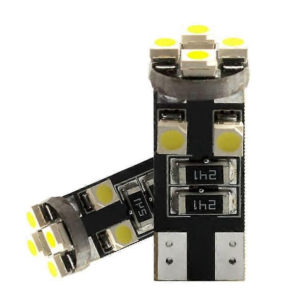21X Indvendig LED Læselampe T10 BA9S 5050 Kold Hvid Pære Lys Erstatning
