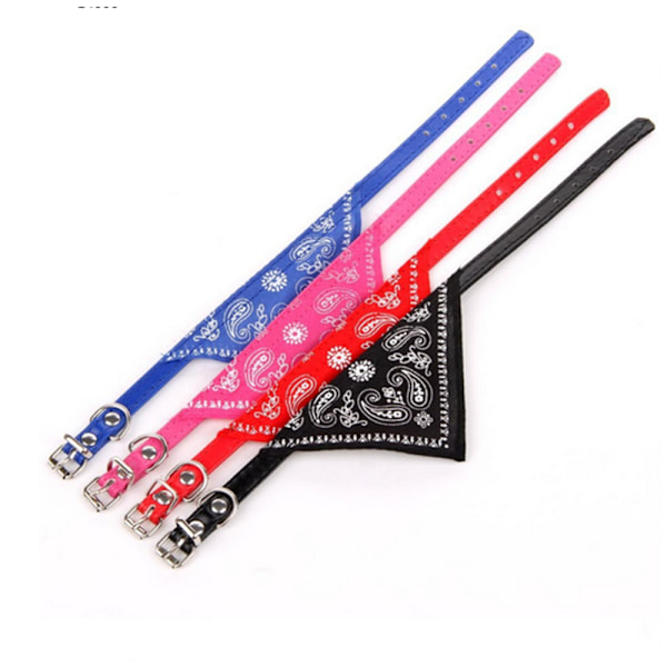 Halsband bandana snusnäsduk scarfs hund katt Röd Röd