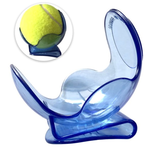 1st genomskinlig tennisbollklämma Tennisträningsbollhållare,