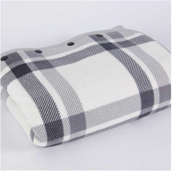 Tartan Kappe Sjal Vinter Varmt Kvinders Kappe Med Tartan Tæppe Knapper