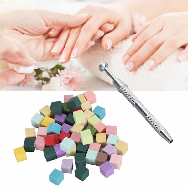 Professionellt Nagelkonstverktyg Mjuk Svamp För Ombre Aura Nageldesign Enkel Att Använda Mini Nagelsvampar Med Nagelsvampsgrepppenna Kladdfri Lättvikt