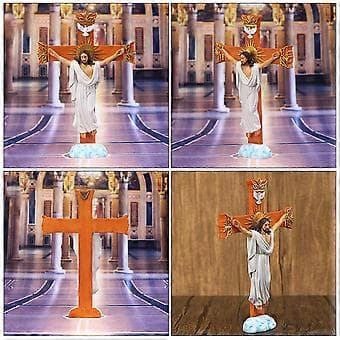 Jesusstaty Västerländsk Staty Jesus Skulptur Katolsk Figurin Dekorativ Prydnad