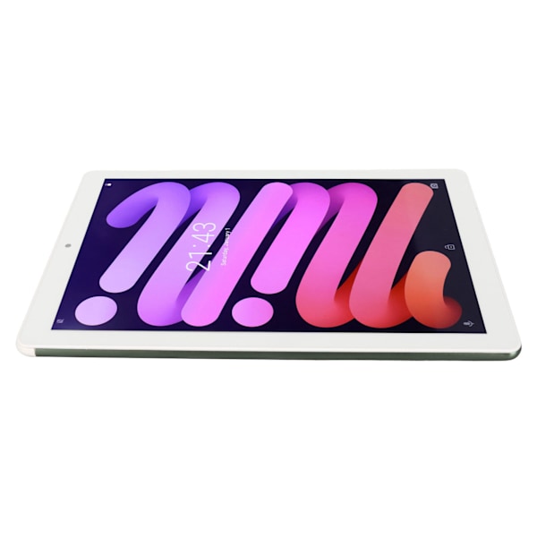 10-tums Tablet IPS HD-skärm 4GB RAM 256GB ROM Stöd WIFI 3G-nätverk för Android 11 Tablet 100‑240V Grön EU-kontakt