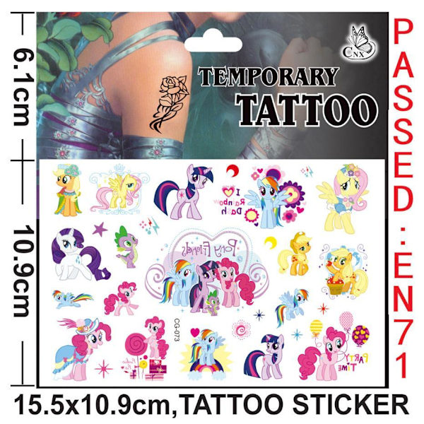 4st Frozen tatueringar Barn tatueringar multifärg