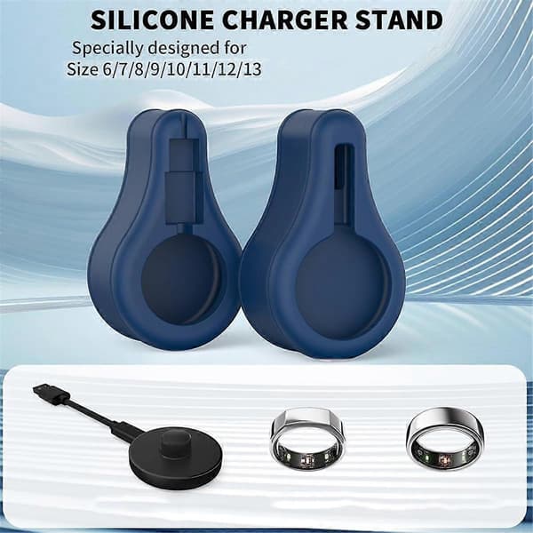 Skyddsfodral för Ring Gen3-laddare Silikonfodral för 6-13Ring Alla Storlekar Skyddsfodral Set E