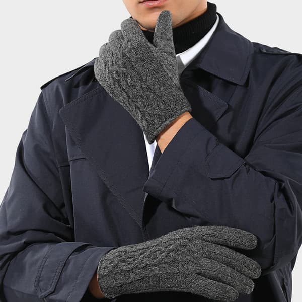 Fishers Finery Damhandskar i Ren Kashmir | Kabelstickad Design