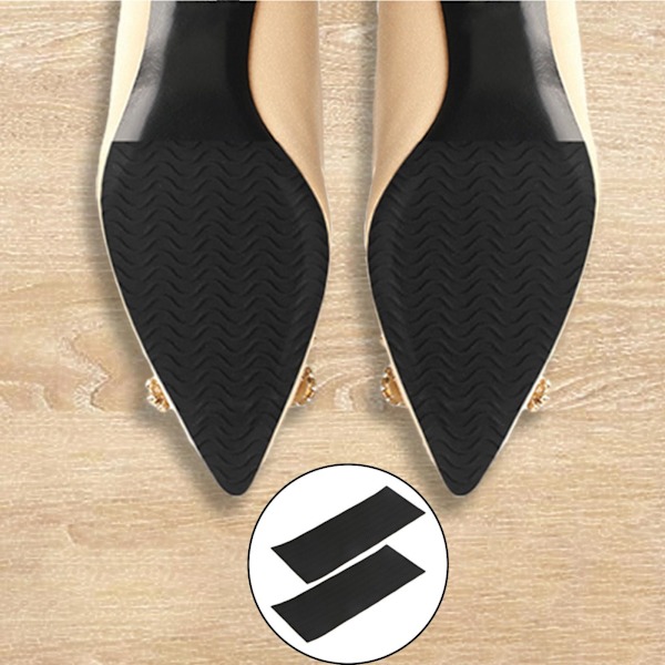 Gummi Skosulor Reparation Patches Sula Protector Anti for Slip Black