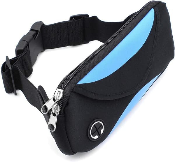 Fanny Pack med Justerbar Stropp, Vanntett Midjeveske for Menn og