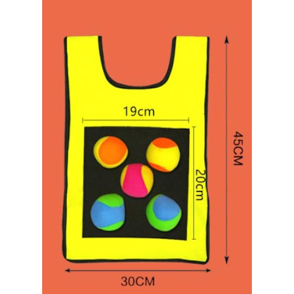 Barnens klibbiga tröja väst klibbig boll, utomhusleksaker present