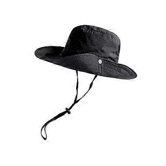 Solhat Spandhat Unisex Sommer Strandhat til Strand Marineblå(Sort)