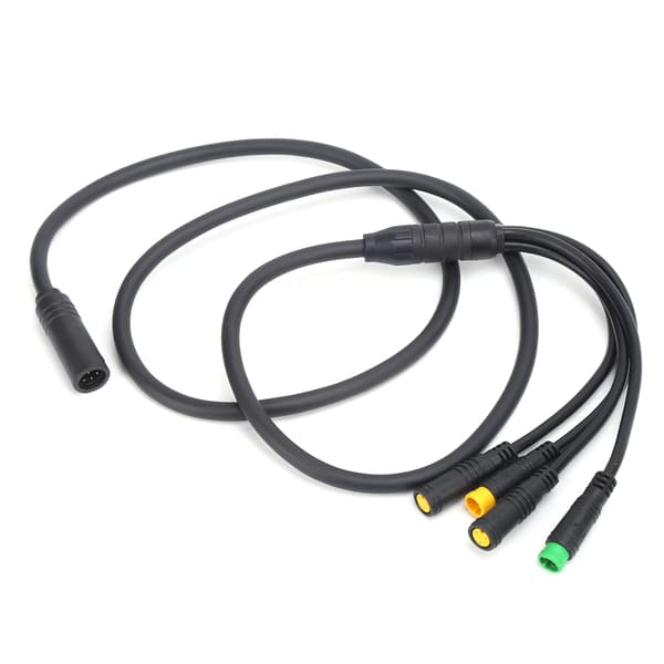 Vandtæt kabel til elcykelkonvertering Kompatibel ledningsnet med midtermonteret motorforbindelse Forlænget ledningsnet til Bafang BBS01