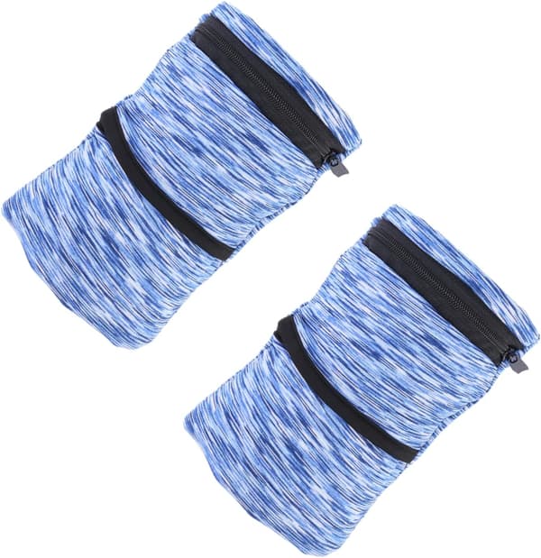 Håndleddslomme, lommebok med glidelås for løping, turgåing, hiki