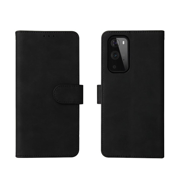 OnePlus 9 Pro Plånboksfodral med Stativ - Svart Svart