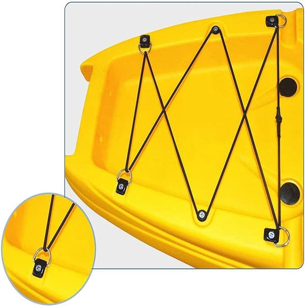 10 stk. fiskeredskaper, D-ringer for rigging, D-ringer for kajakkrigging,