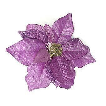 12 stk. 19,8 cm Juletre Dekorativ Silkeblomst Jul