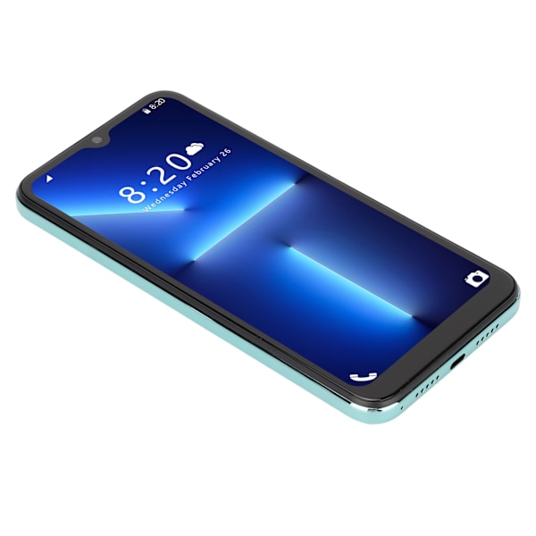 I13pro Max Smartphone 6,1 tum Stor Skärm 4G för Android 11 4 och 64G Minne Mobiltelefon 100‑240V Mörkgrön AU