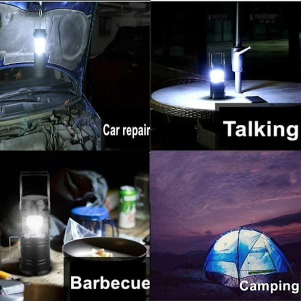 Total Clearance Multifunktionel Teleskopisk Campinglys, Portabelt