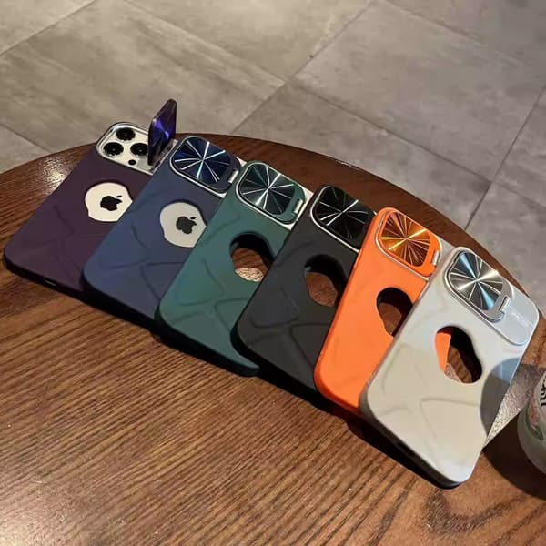 Magnetiskt telefonfodral med saknad etikett, kompatibelt med iPhone 17 Pro Max linsfäste green