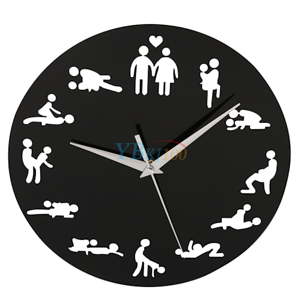 1 st Sexposition 24 timmar Nyhet Väggklocka Gör Kärlek Klockor