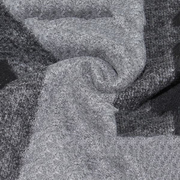 Herre Halstørklæde Sort Grå Vinter Tyk Imitation Cashmere Herre Halstørklæde Med