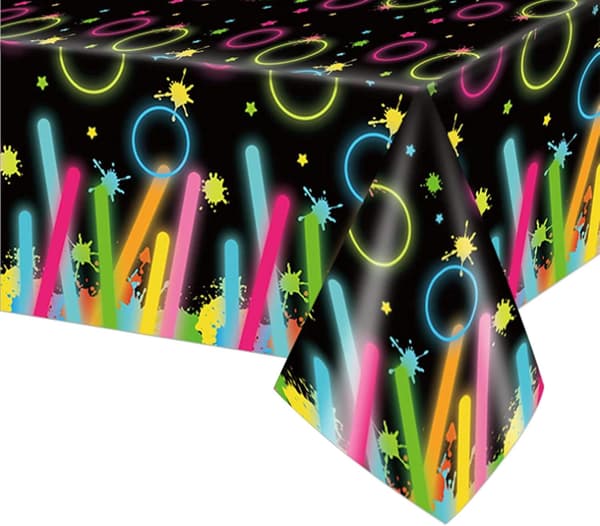 Bursdagsduk, 220×130cm Kakekonfetti Plastduk