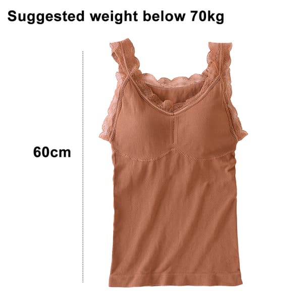 Dameforet Tank Top Termisk Undertøj khaki