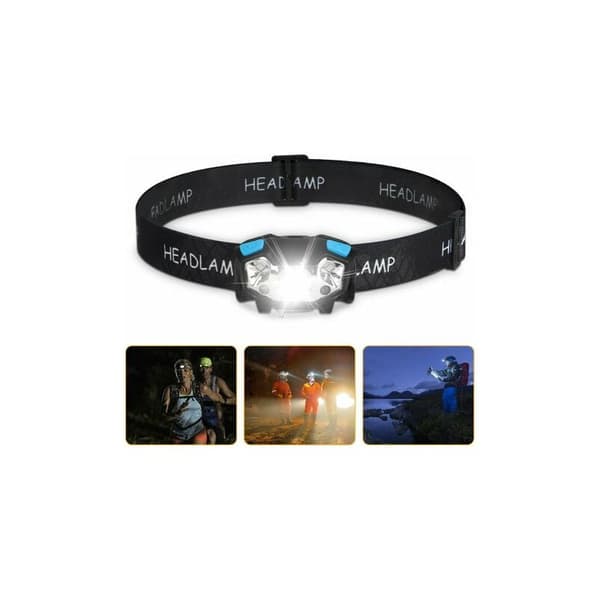 LED-hodelykt, LED arbeidslys, bevegelsessensor hodelykt, USB-ladbart