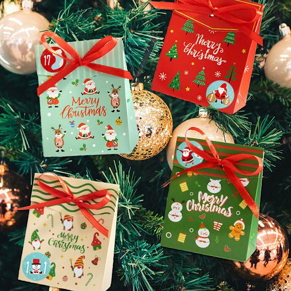 24 Pack Christmas Candy Boxes for