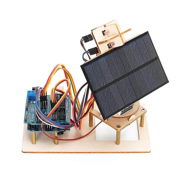 Komplett kit för programmering av solföljarsystem, jättekul STEM-utbildning, fullversion