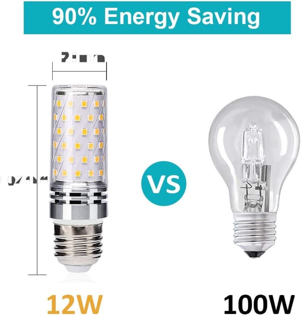 2 kpl E27 LED Corn -lamppuja 12 W, vastaa 100 W halogeenilamppua