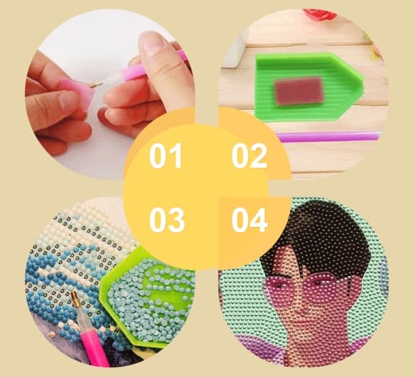 K-Pop Witch Squad-tema diamantmålning, 30×30 cm [Spänd ram + diamanter + verktygssats] DIY diamantmålning - LF00484