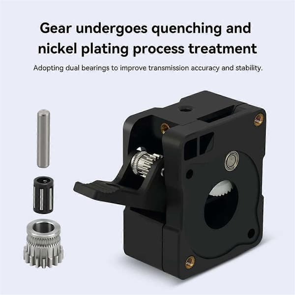 Til HGT Dual Gear Reduction Extruder Højpræcisionsfødning Fleksibelt Filament Tilgængelig til CR10 Ender3 CR6SE 3D-printer