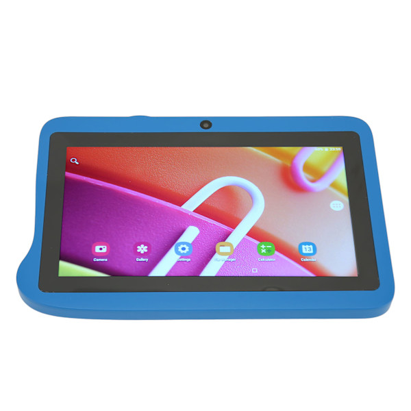7-tums Barnplatta MTK6592 8 Kärnor CPU för Android 10.0 2GB RAM 32GB ROM 2.4G 5G WIFI IPS Portabel Platta 100‑240V Blå AU-kontakt