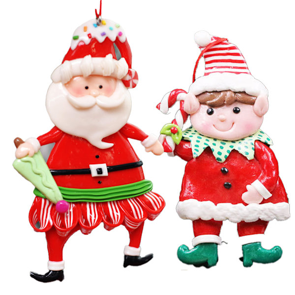 Xmas Tree Hanging chrismtas Doll Santa Claus with Christmas