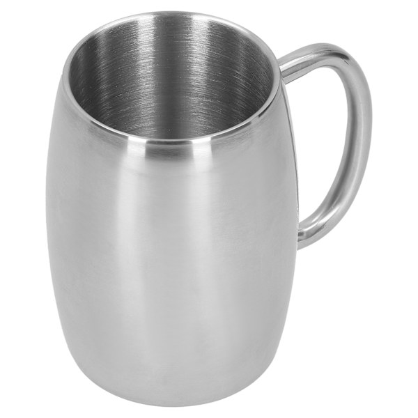 400 ml rostfritt stål ölmugg med handtag kaffemuggar mjölkte