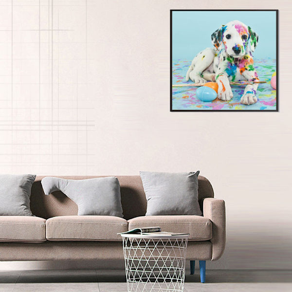 DIY 5D Diamant Maleri Anime Sæt, Hunde Maleri efter Tal, Mosaik
