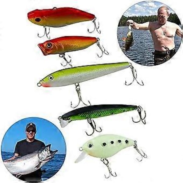 Agn Sortiment Inklusive Spinner, Tweeter Krog, Enkeltkrog, Spinner, Tang og Grejæske (1 sæt)
