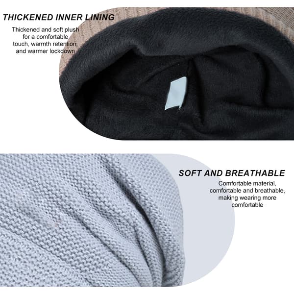 1 vinterforet varm udendørs varm pullover hat bred skygge vis ansigt lille ørebeskyttelse