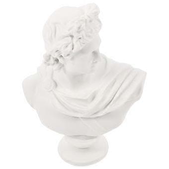 Kunstnerisk græsk statue, klassisk græsk buste statue dekor skitse maleri græsk statue harpiks græsk dekor