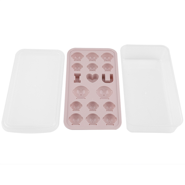 Silikon isform med lock kök DIY frukt mjölkshake