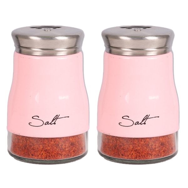 Salt och peppar Shakers Set, Köksinredning, Söt Salt Shaker pink