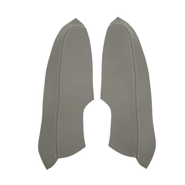 2 stk/sett mikrofiber skinn dørpanel armlene deksel beskytter anti-ripe erstatning for Civic 2005-2011 Grå