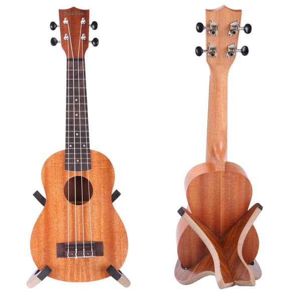 Bærbar Avtakbar Ukelele Stativ i Tre. Sklisikkert Violinstativ,