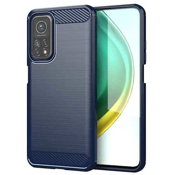 Stöttåligt Armor Carbon TPU-skal Xiaomi Mi 10T/10T Pro - fler fä Blå Blå
