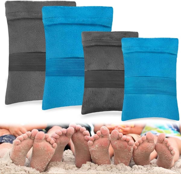 4-delt sæt (2 store, 2 små) – Den ultimative strandsandfjerner til leg i sandet (talkumfri, til børn og voksne)